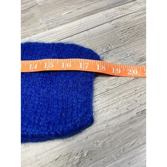 Vintage Color Block Mohair Sweater Royal Mile Edinburgh Hand Knit‎ Neva McIntosh